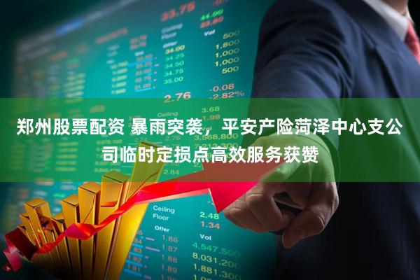 郑州股票配资 暴雨突袭，平安产险菏泽中心支公司临时定损点高效服务获赞